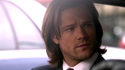 Sam asks Dean how he's feeling. Sam asks Dean how he's feeling.